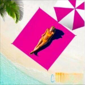 Pink Beach Blanket 78''×81''